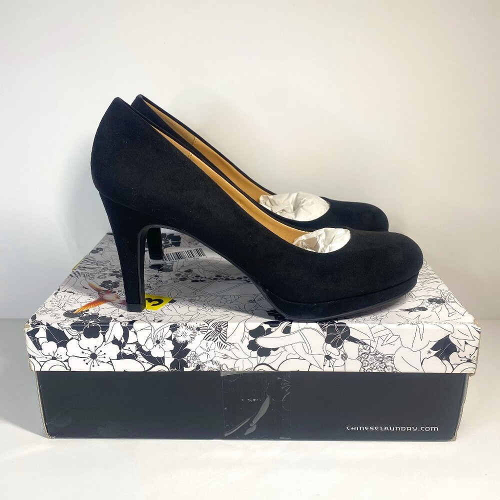 CL BY LAUNDRY WOMEN'S NIDIA BLACK COMFORT CLOSED TOE SIZE 7.5 #0030